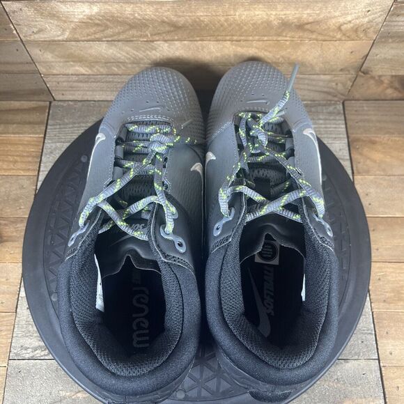 Nike Womens Sz 8.5 Hyperdiamond 4 Elite Low Black Gray Softball Cleats NEW - Picture 7 of 12